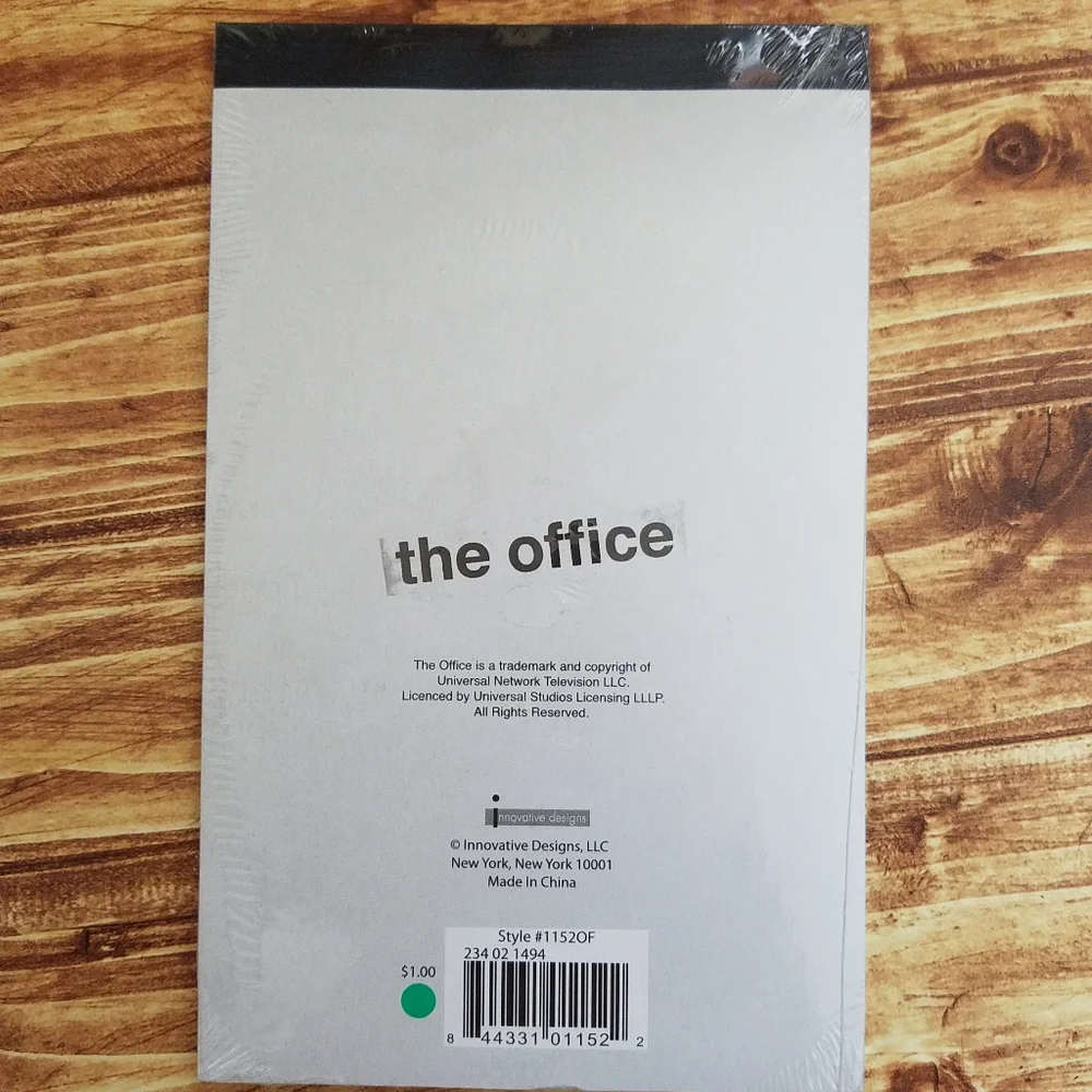 The Office Mini Notepad Legal Pad Magnetic Notepad Set NBC Universal Funny